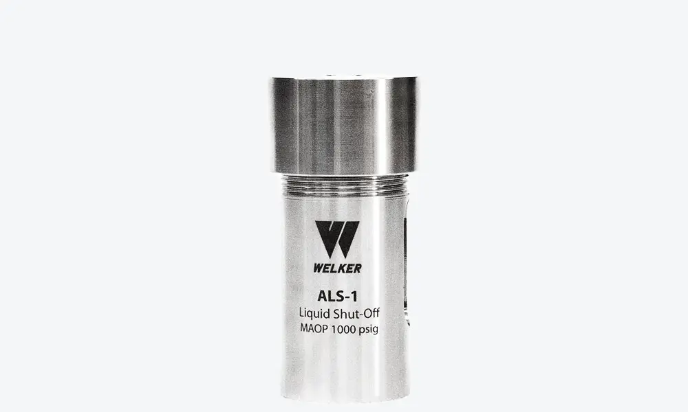 Welker ALS-1 analyzer liquid shutoff