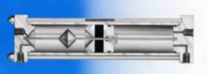 Constant Pressure Cylinder with Gravity Type internal mixer