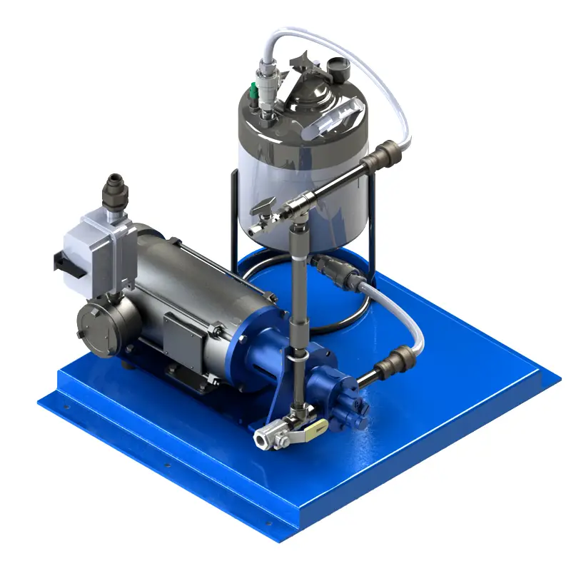 Welker MSTCC Laboratory Crude Oil Mixing Skid
