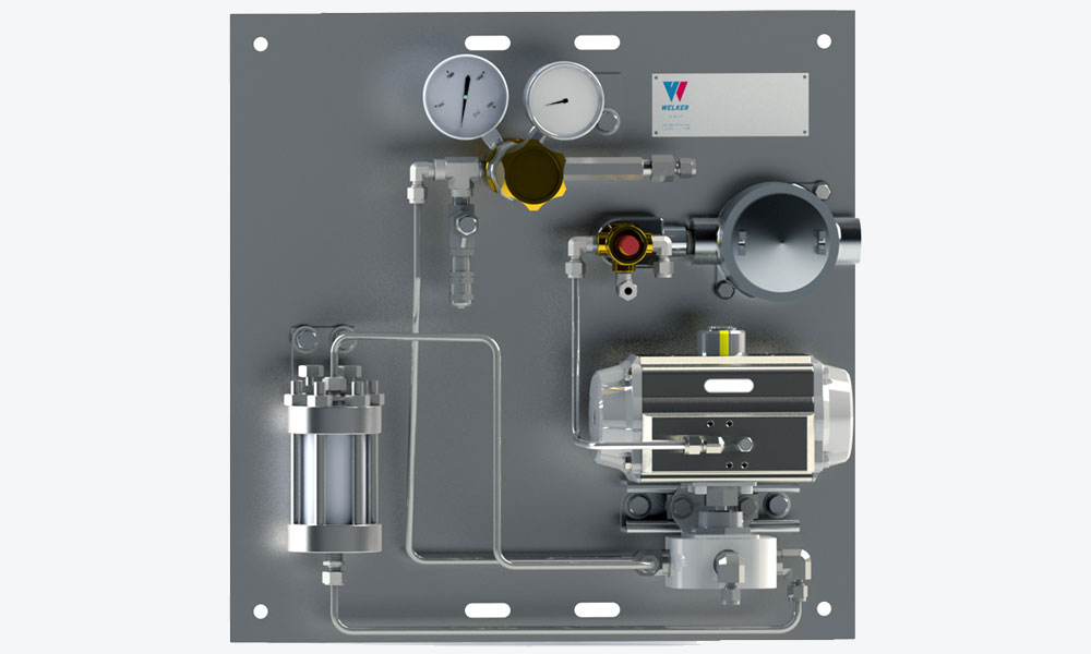 Welker Plug& Purge Crude Oil Purge Panel
