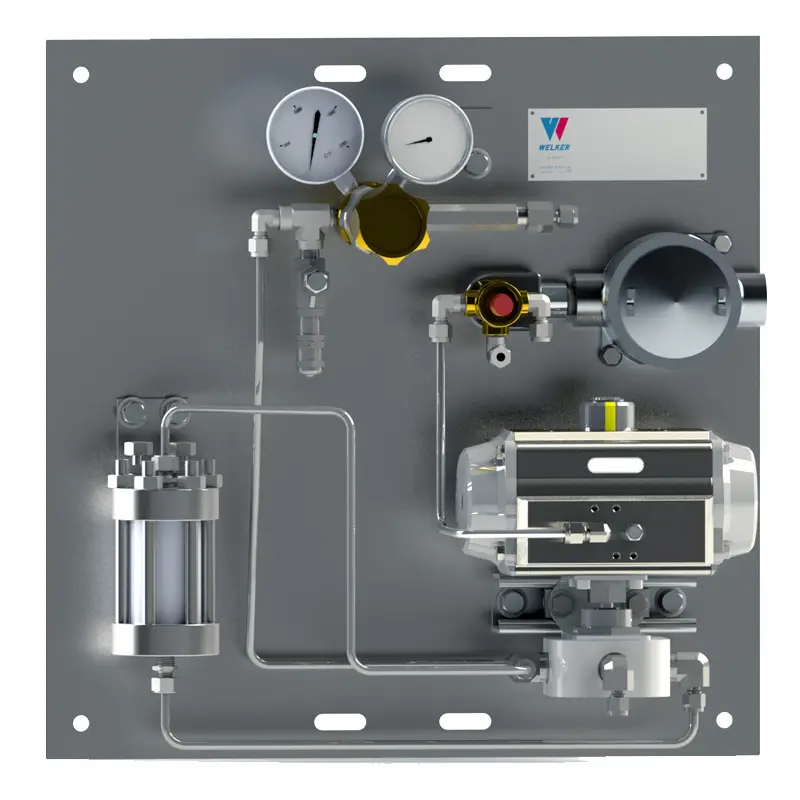 Welker Plug& Purge Crude Oil Purge Panel
